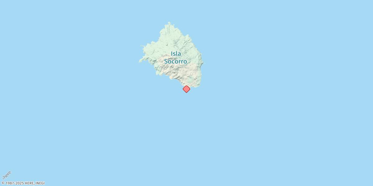 Map of Isla Socorro
