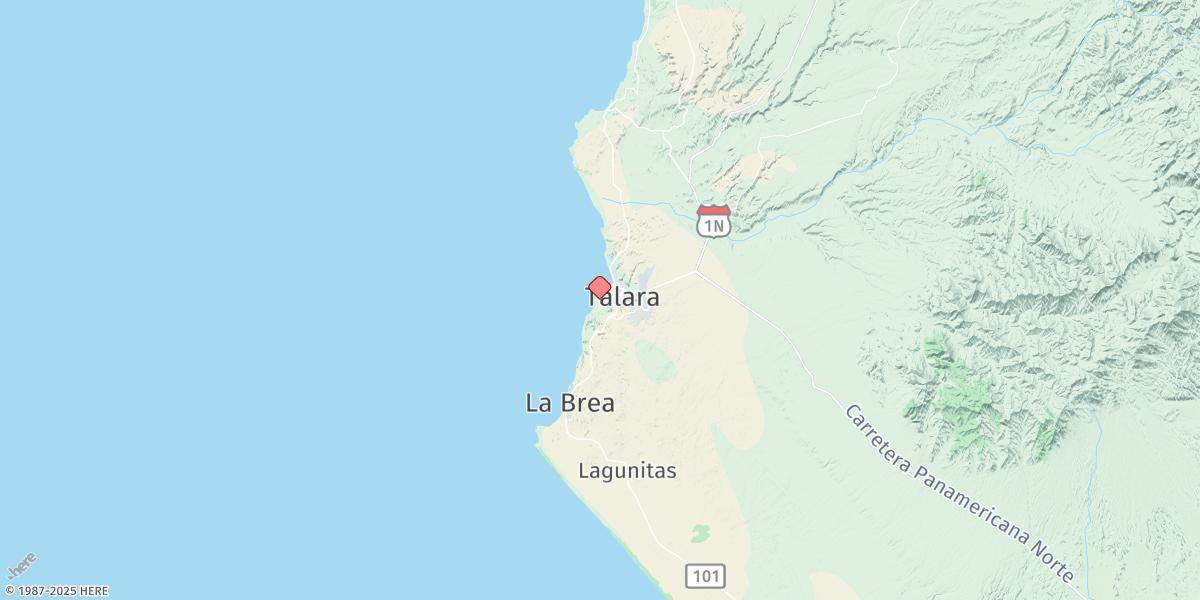 Map of Bahia De Talara