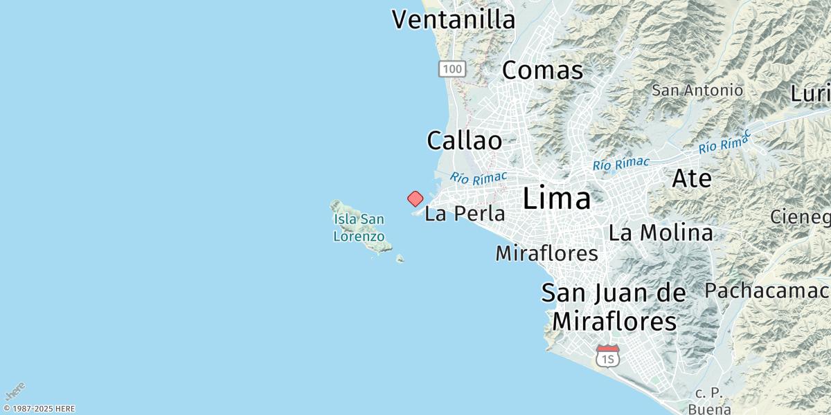 Map of Callao
