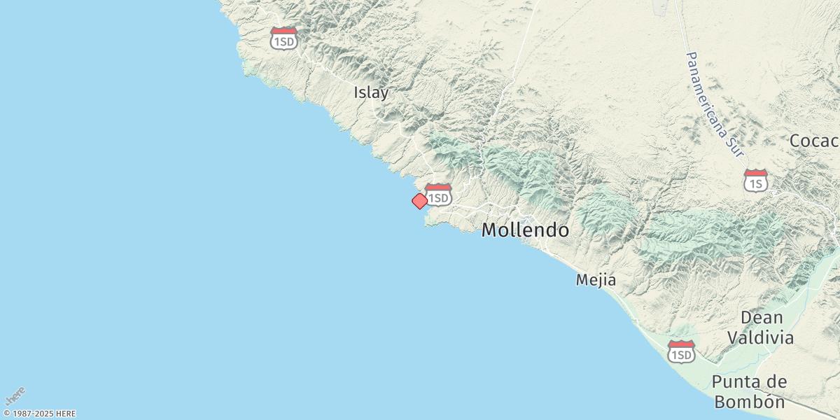 Map of Matarani