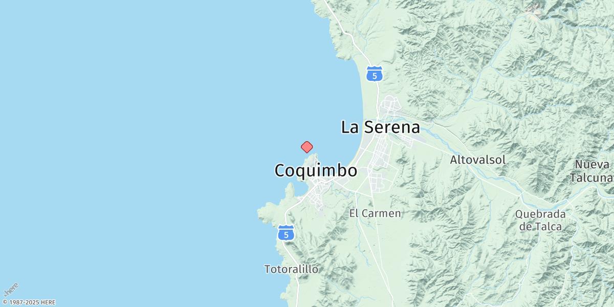 Map of Coquimbo