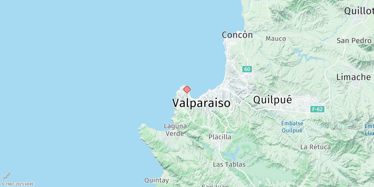Map of Valparaiso