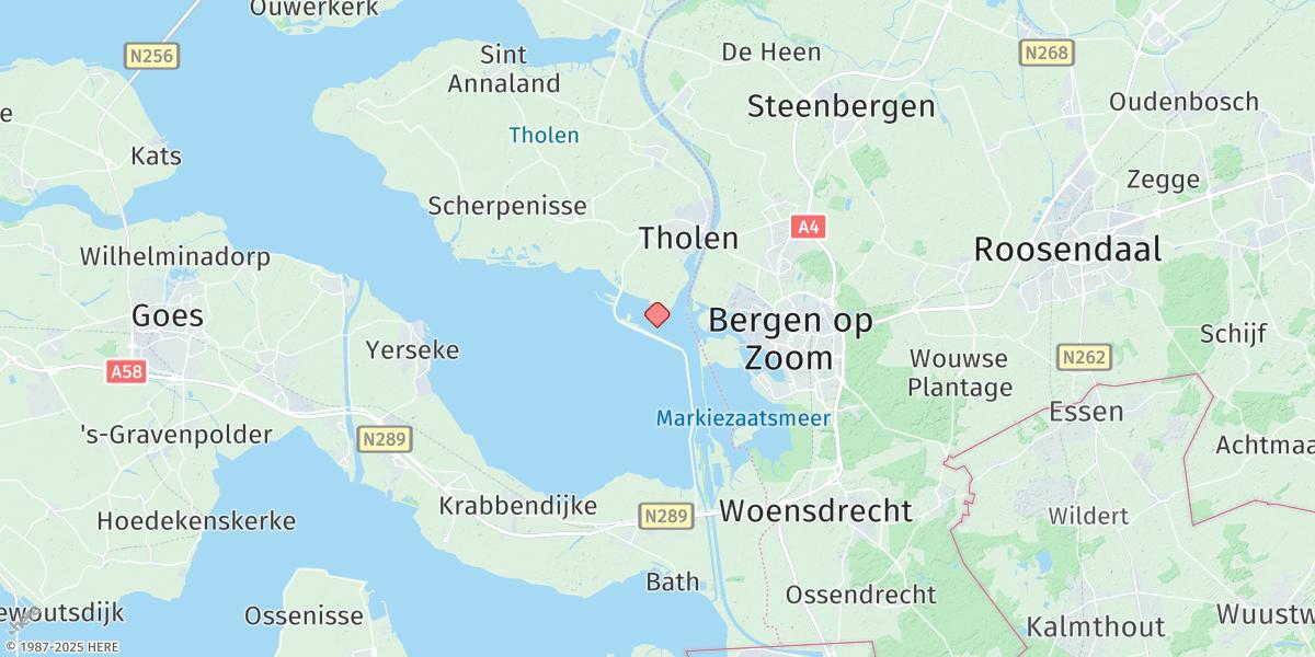 Map of Bergse Diepsluis West