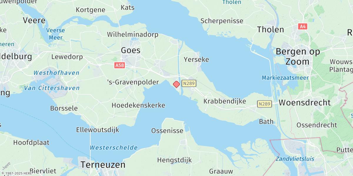 Map of Hansweert