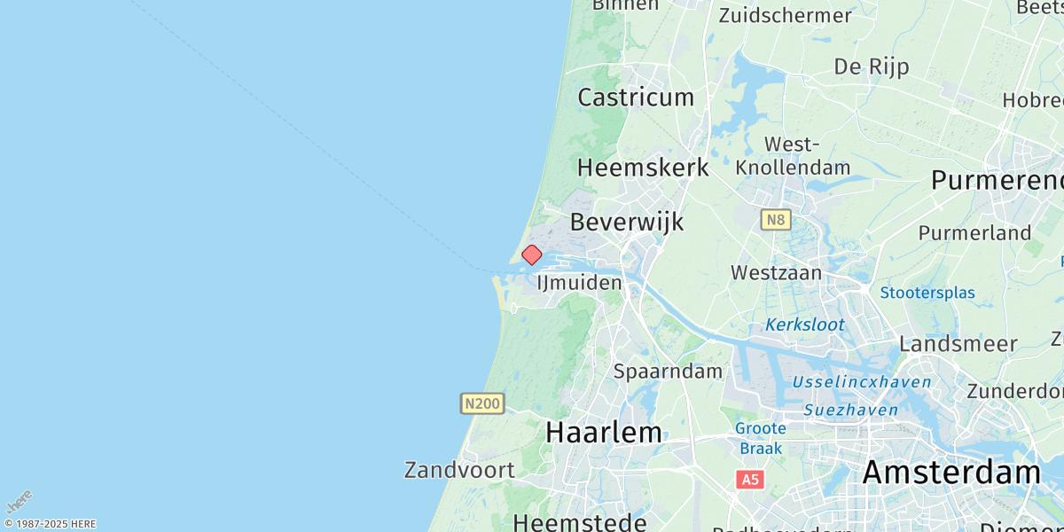 Map of Ijmuiden