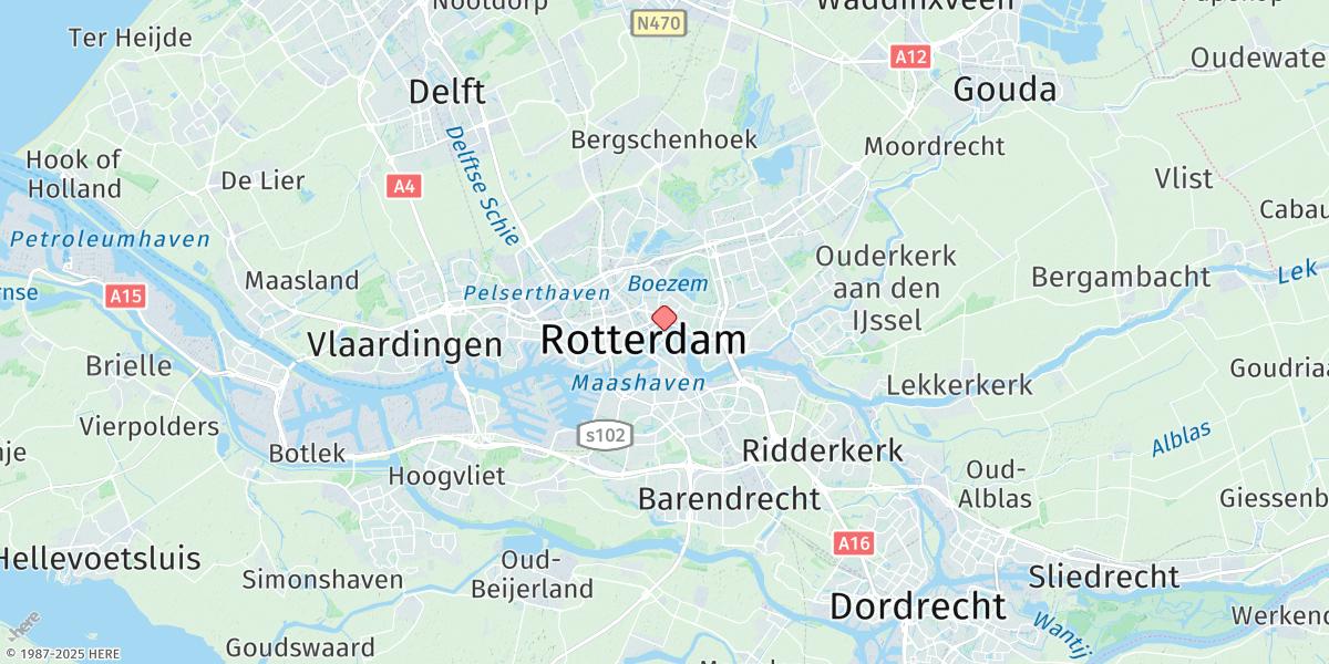 Map of Rotterdam