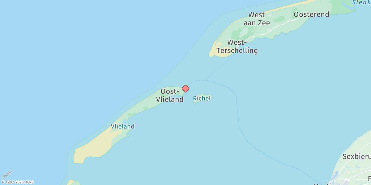 Map of Vlieland Haven