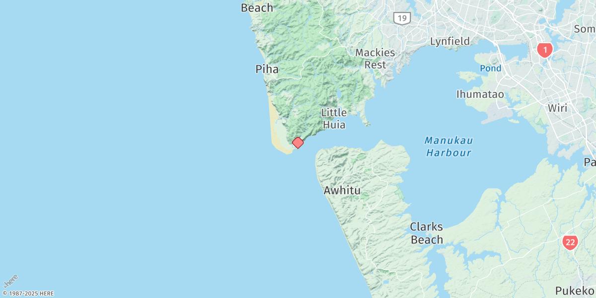 Map of Paratutae Island