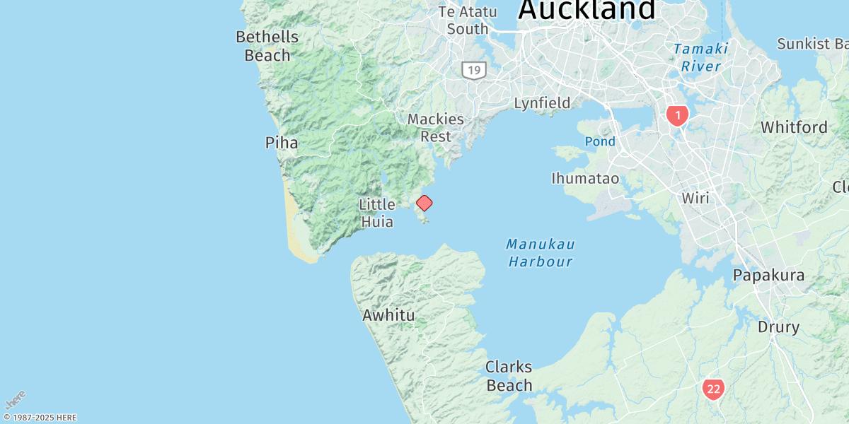 Map of Cornwallis