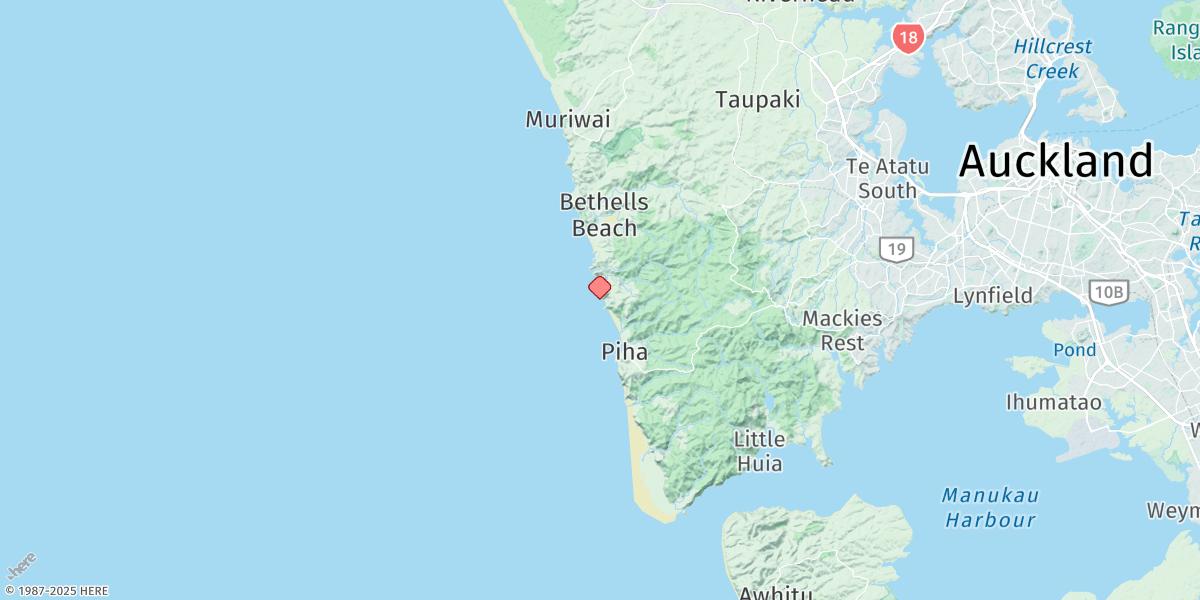 Map of Anawhata