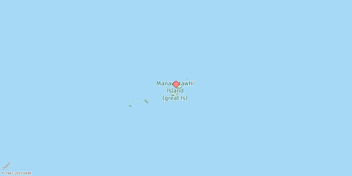 Map of Manawatāwhi/great Island - North West Bay