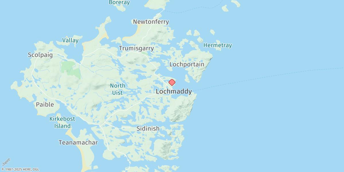 Map of Lochmaddy
