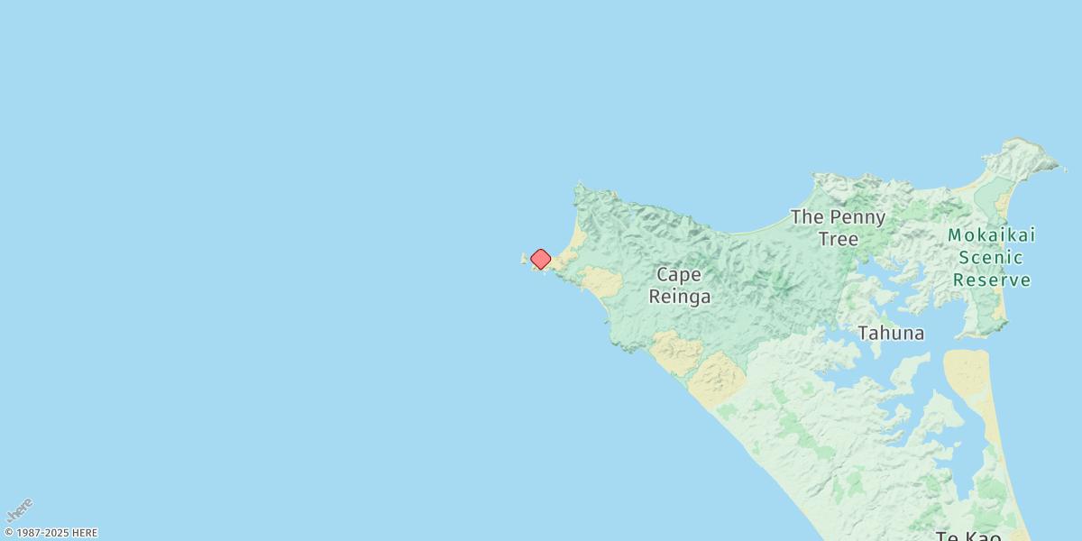 Map of Cape Maria Van Diemen