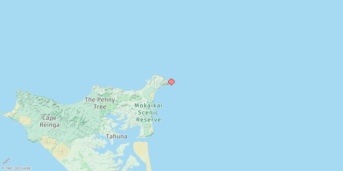 Map of North Cape (Otou)
