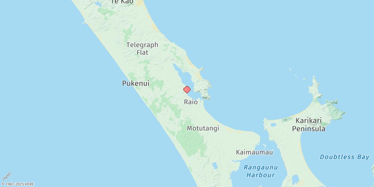 Map of Pukenui Wharf