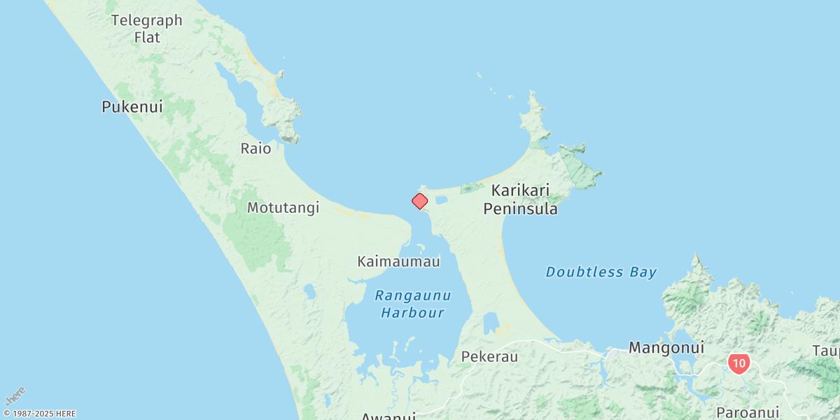 Map of Kotiatia Point