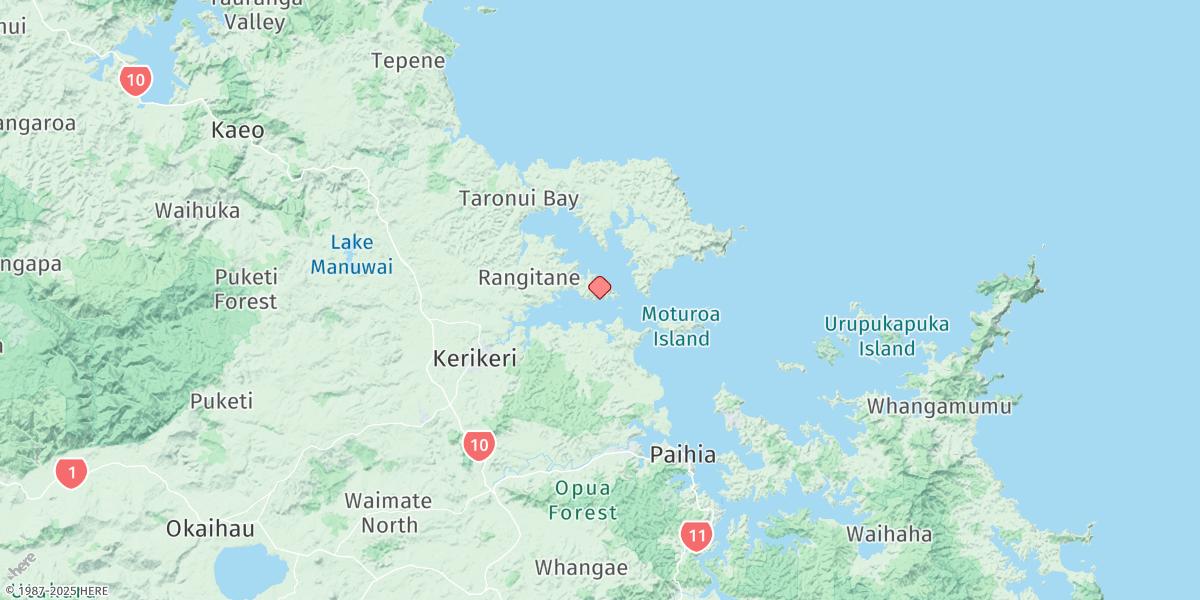 Map of Doves Bay