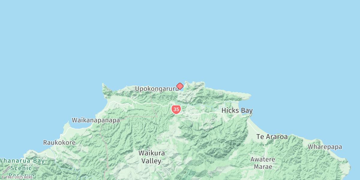 Map of Lottin Point