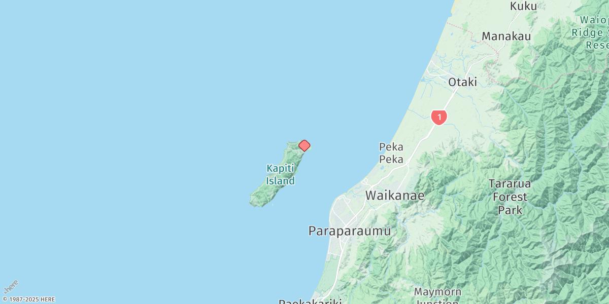 Map of Waiorua Bay