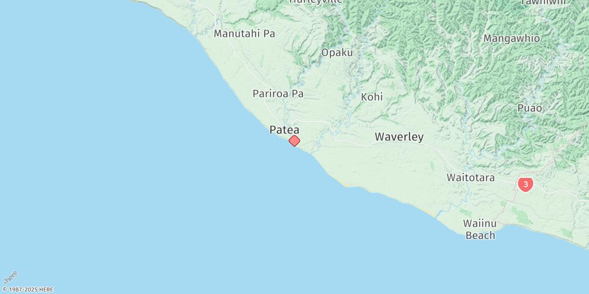 Map of Patea