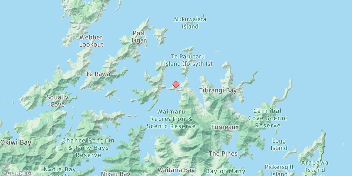 Map of Whakatahuri