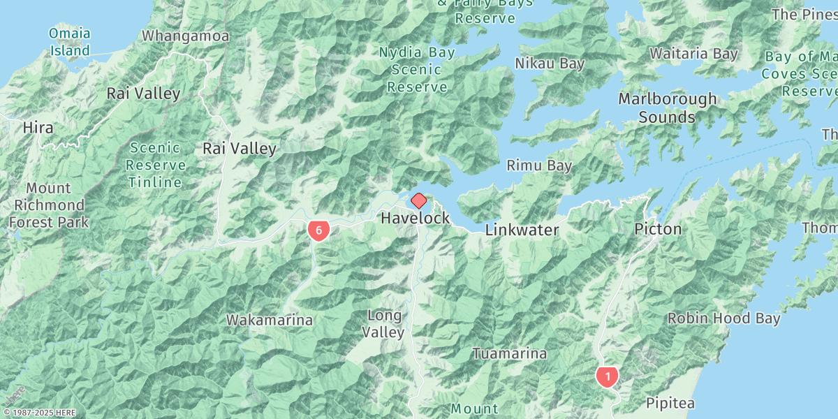 Map of Havelock