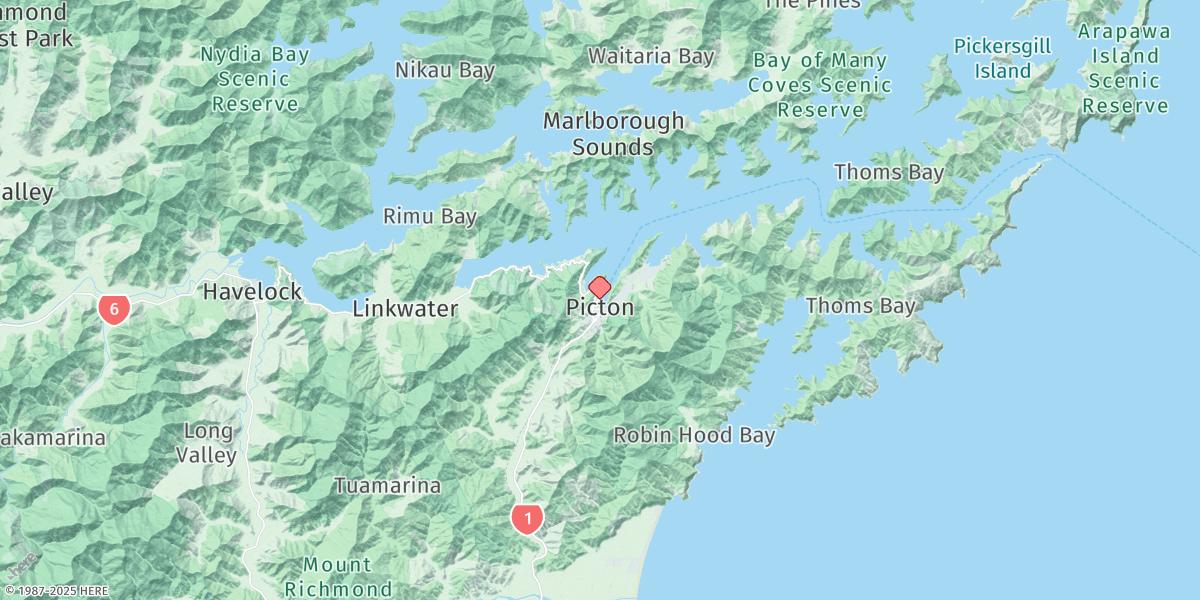 Map of Picton