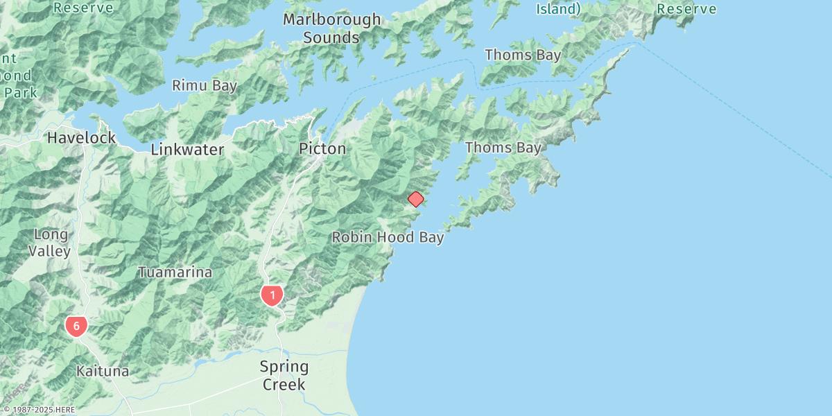 Map of Port Underwood