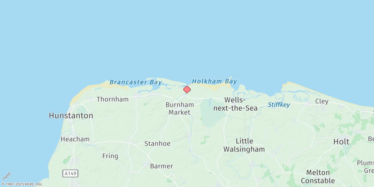 Map of Burnham (Overy Staithe)