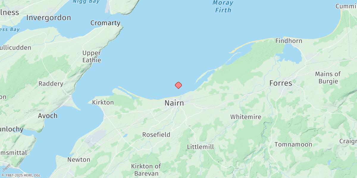 Map of Nairn