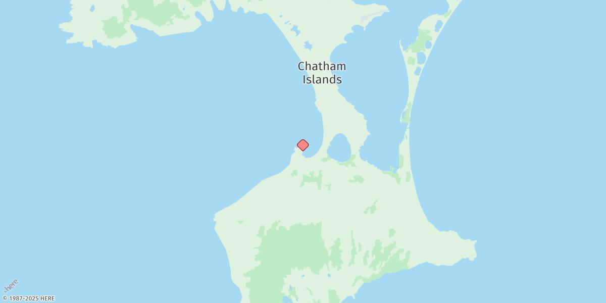 Map of Waitangi