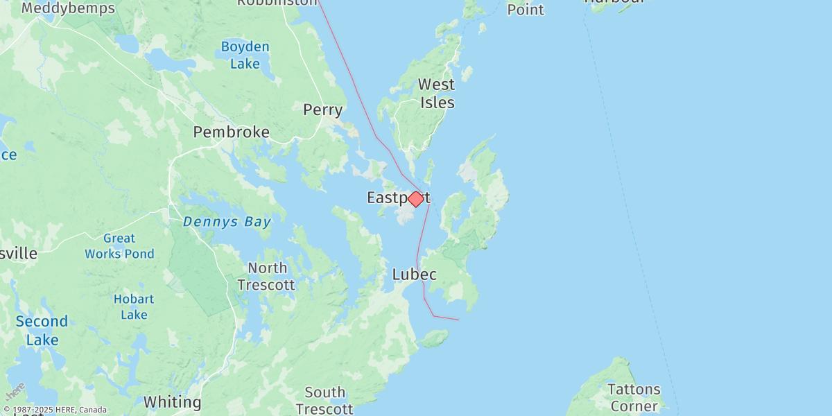 Map of Eastport