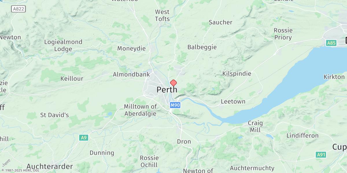 Map of Perth