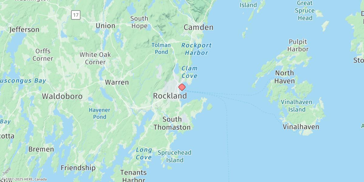 Map of Rockland