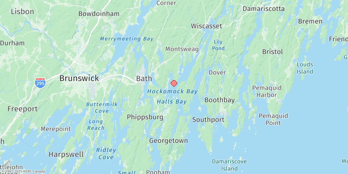 Map of Phipps Point, Back River