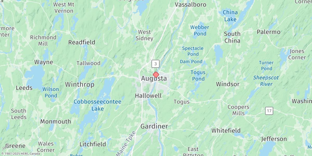 Map of Augusta (Mcrr Bridge)