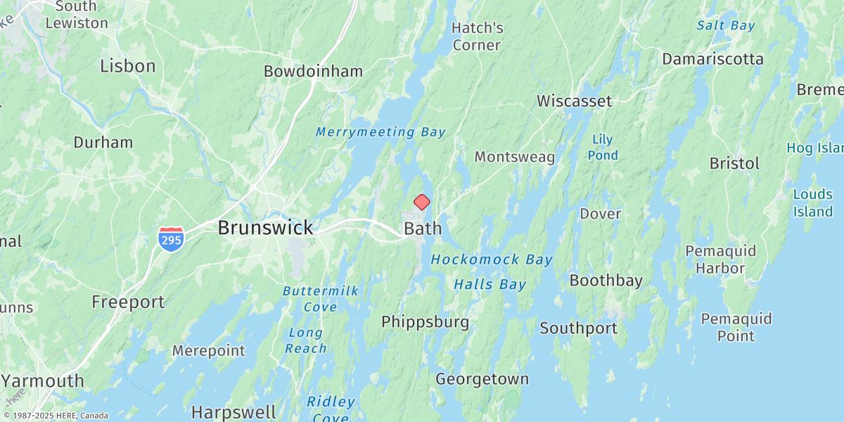 Map of Bath