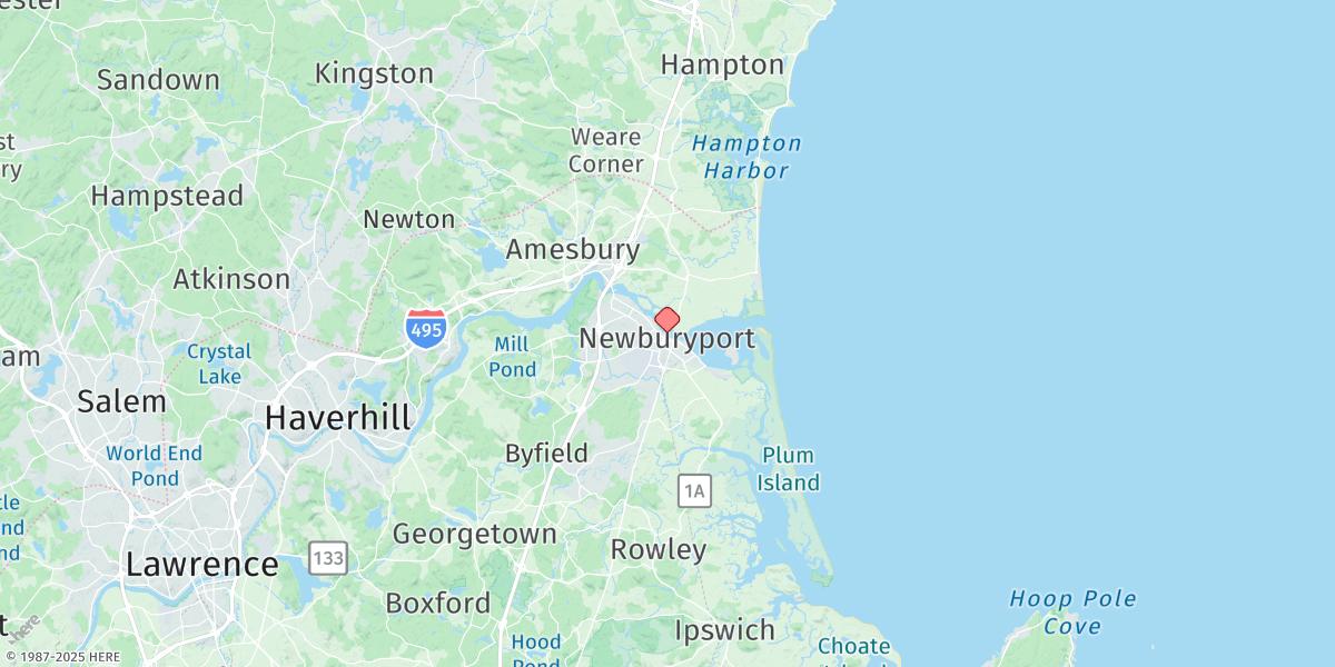 Map of Newburyport
