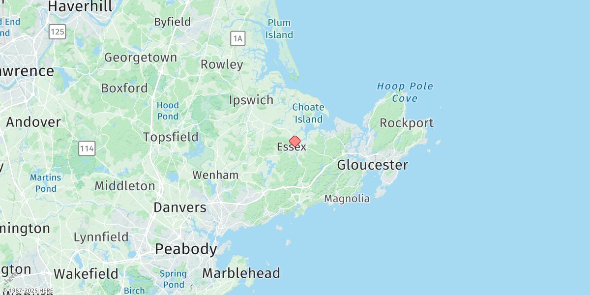 Map of Essex
