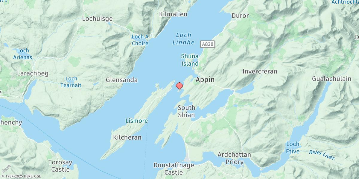 Map of Port Appin