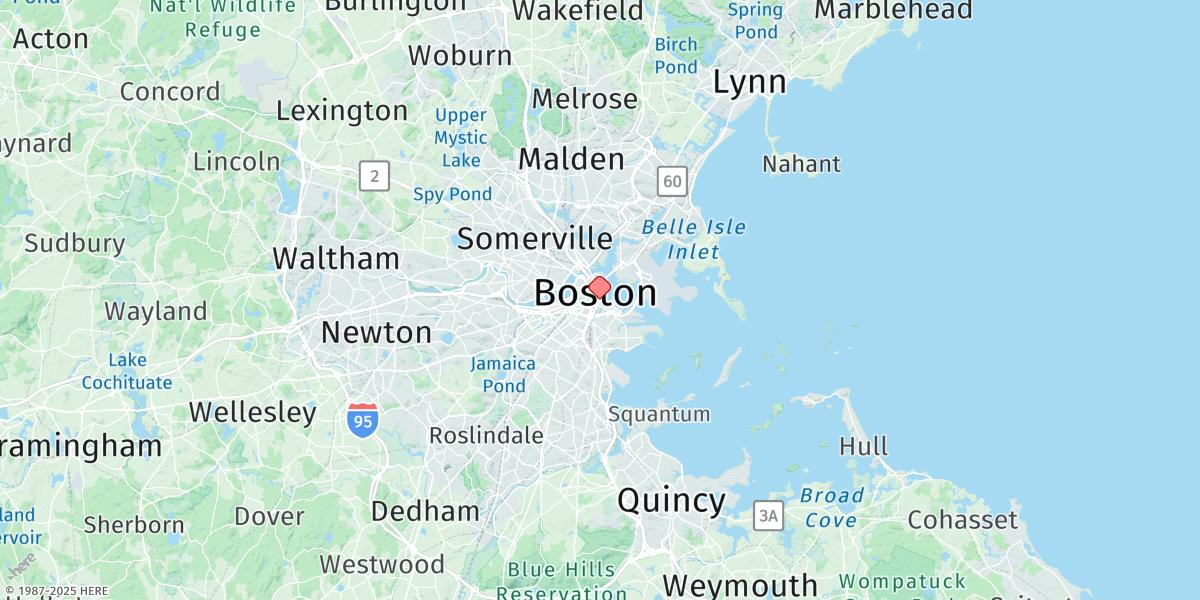 Map of Boston
