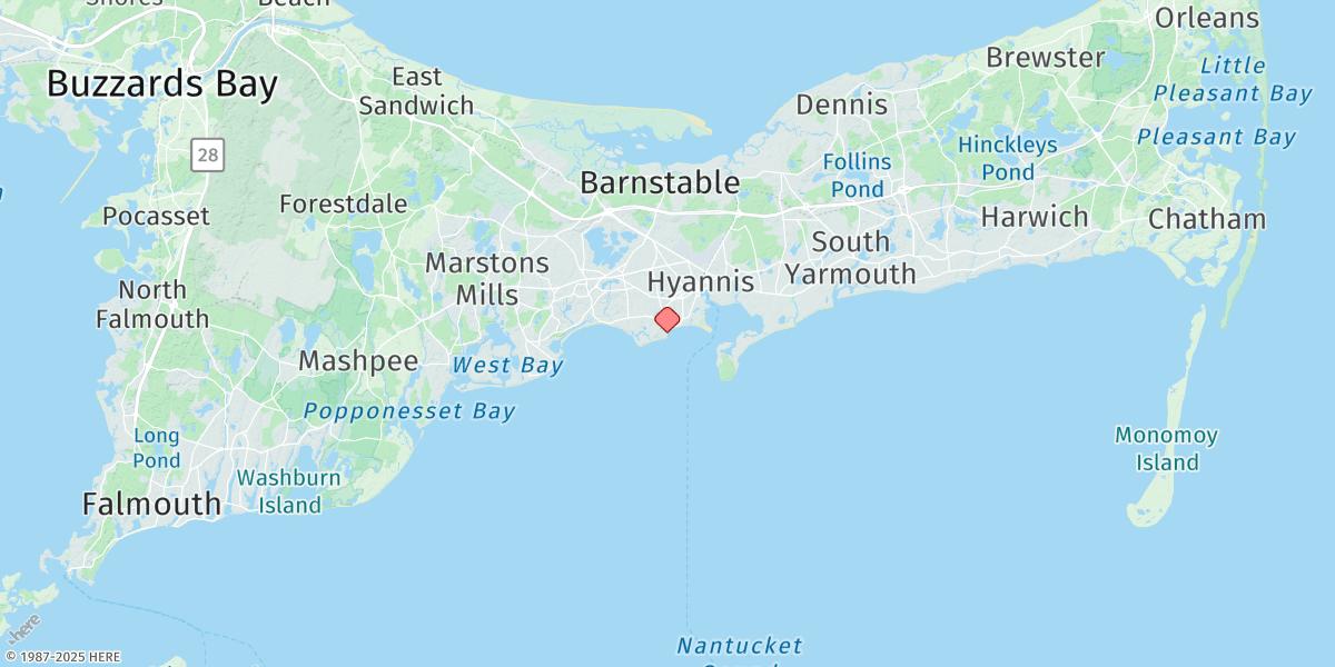 Map of Hyannis Port