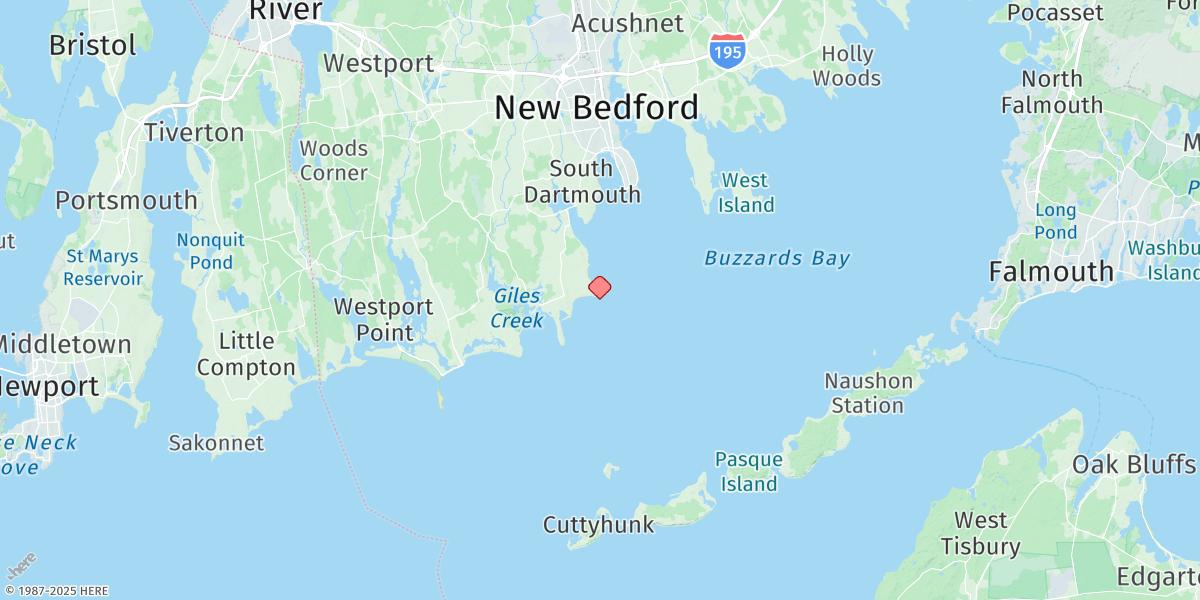 Map of Round Hill Point