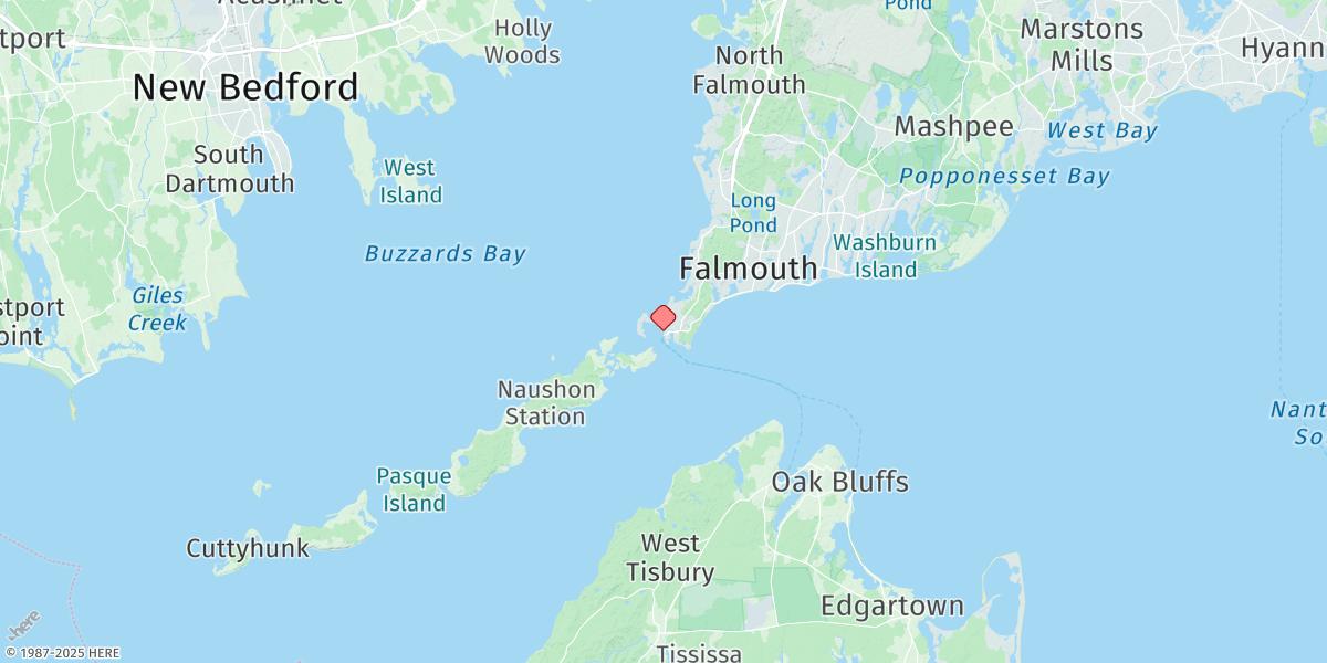 Map of Oceanographic Institution