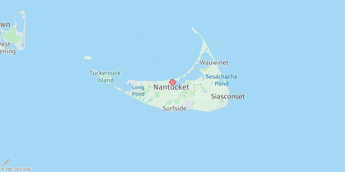 Map of Nantucket
