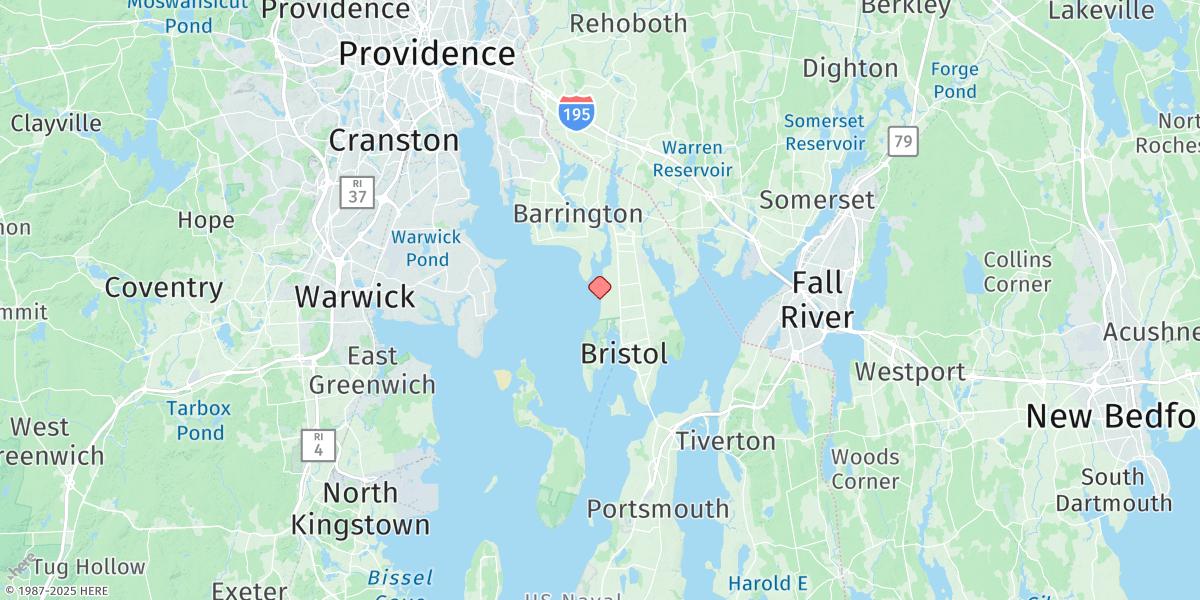 Map of Bristol Highlands
