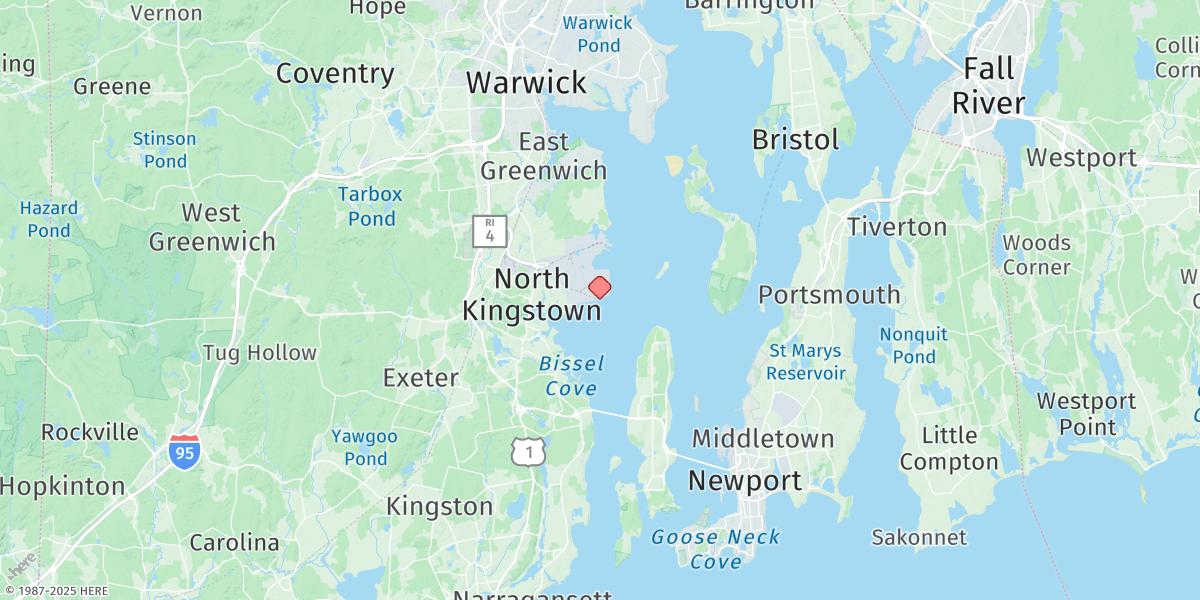 Map of Quonset Point