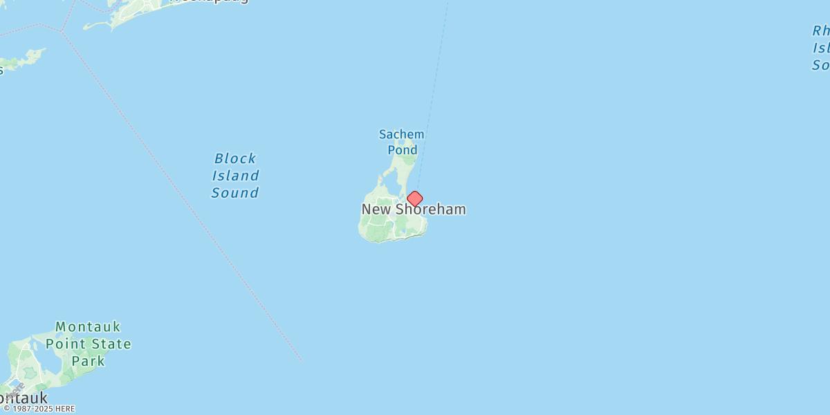 Map of Block Island (Old Harbor)