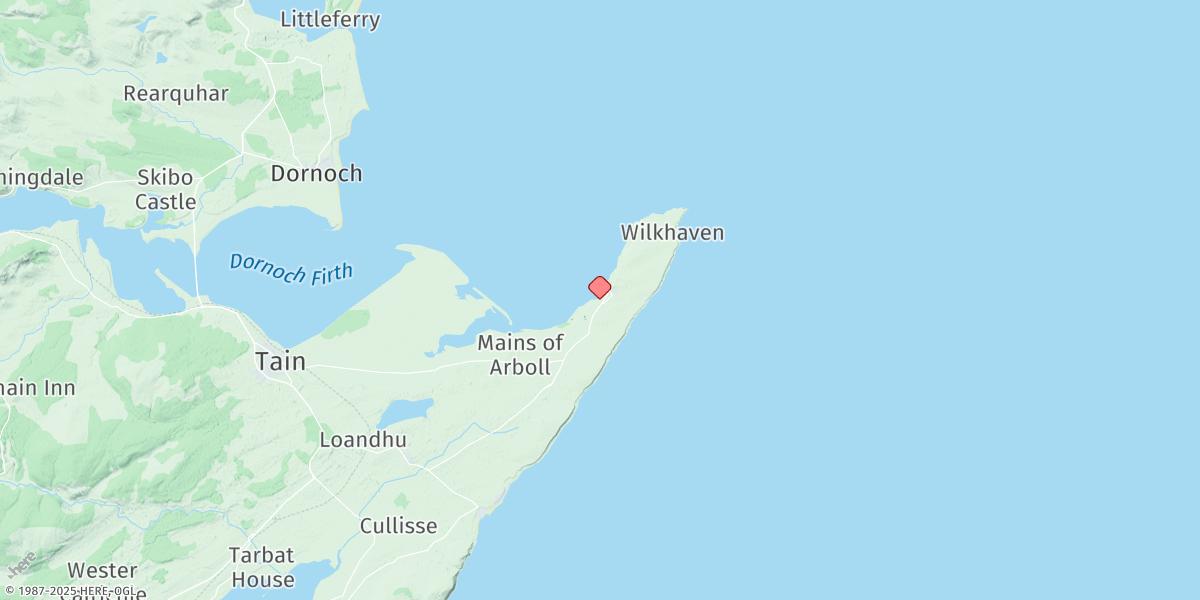 Map of Portmahomack