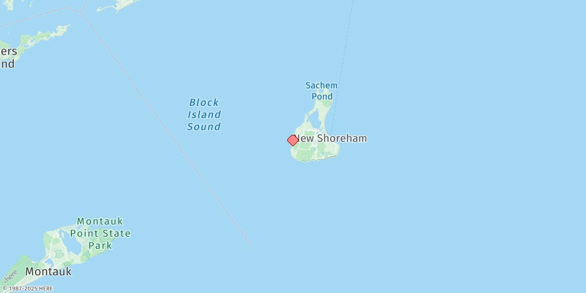 Map of Southwest Point, Block Island